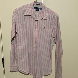 Slim Fit Ralph Lauren Long Sleeve Button Down